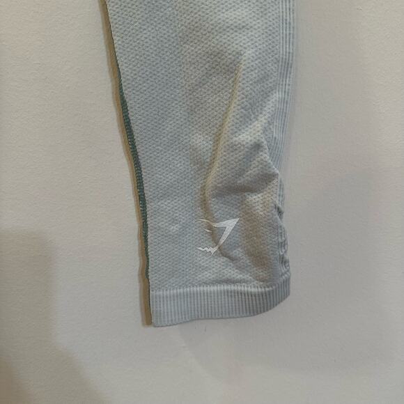 Gymshark Ombre Seamless Leggings size M Teal/Ice Blue - Picture 5 of 7